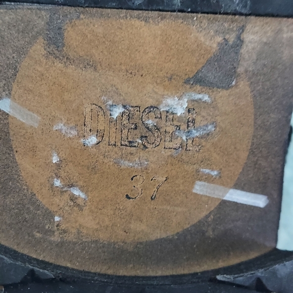 Diesel Oiled Suede/Leather Moto Boots - Picture 16 of 16